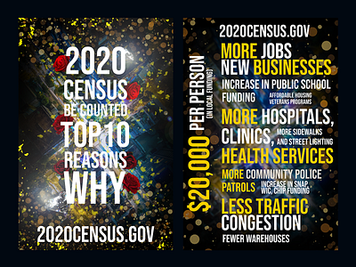 Approved 2020 Census for Millennials adobe photoshop approved club design flat flyer flyer design graphic design urban