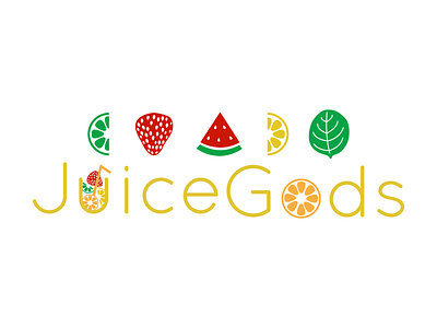 juice gods logo adobe illustrator branding design flat graphic design identity illustraion illustrator logo vector