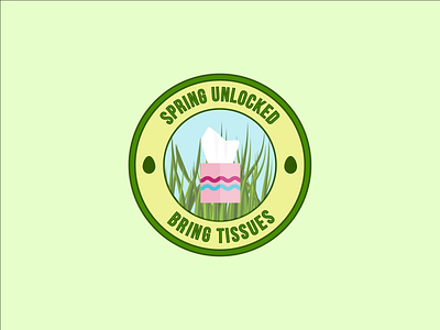 Weekly Warm-Up: Spring Inspired Badge graphic design vector weekly warm up