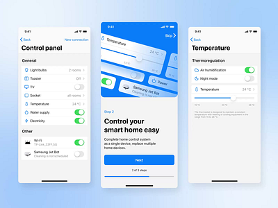 Mobile app animation app app design clean colors design home home automation ios mobile mobile app mobile design native smart home smart home app ui ui animation ux