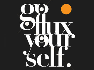 Goflux art design flux poster print