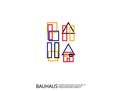 BAUHAUS abstract ad adobe art artwork bauhaus canvas colors creative creativity design flat design flyer icons illustration lettering letters minimalism modernism photoshop