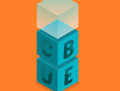 CUBE EFFECT 3d adobe art artwork creative creativity illustration illustrator letters photoshop
