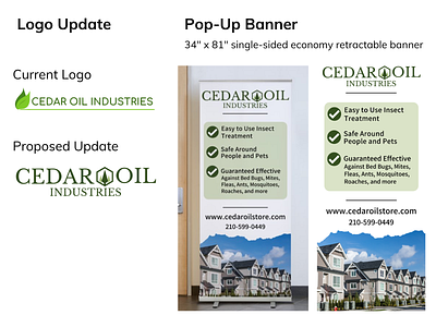 Logo Update & Trade Show Materials logo design logo update trade show