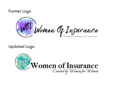 Women of Insurance - Logo Update branding design logo