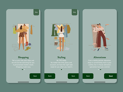 Design Challenge: Onboarding accessibility adobexd app design design fashion fashion app mobile onboarding product design ui user interface visual design