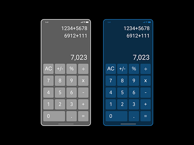 Design Challenge: Calculator adobe xd app design calculator daily ui mobile design ui ui challenge uiux uiux design user interface