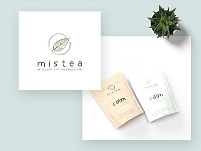 mistea logo logo design minimal product packaging vector