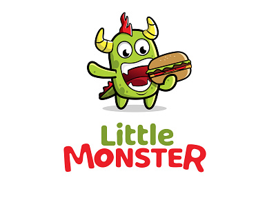 Little Monster design illustration logo logo design vector