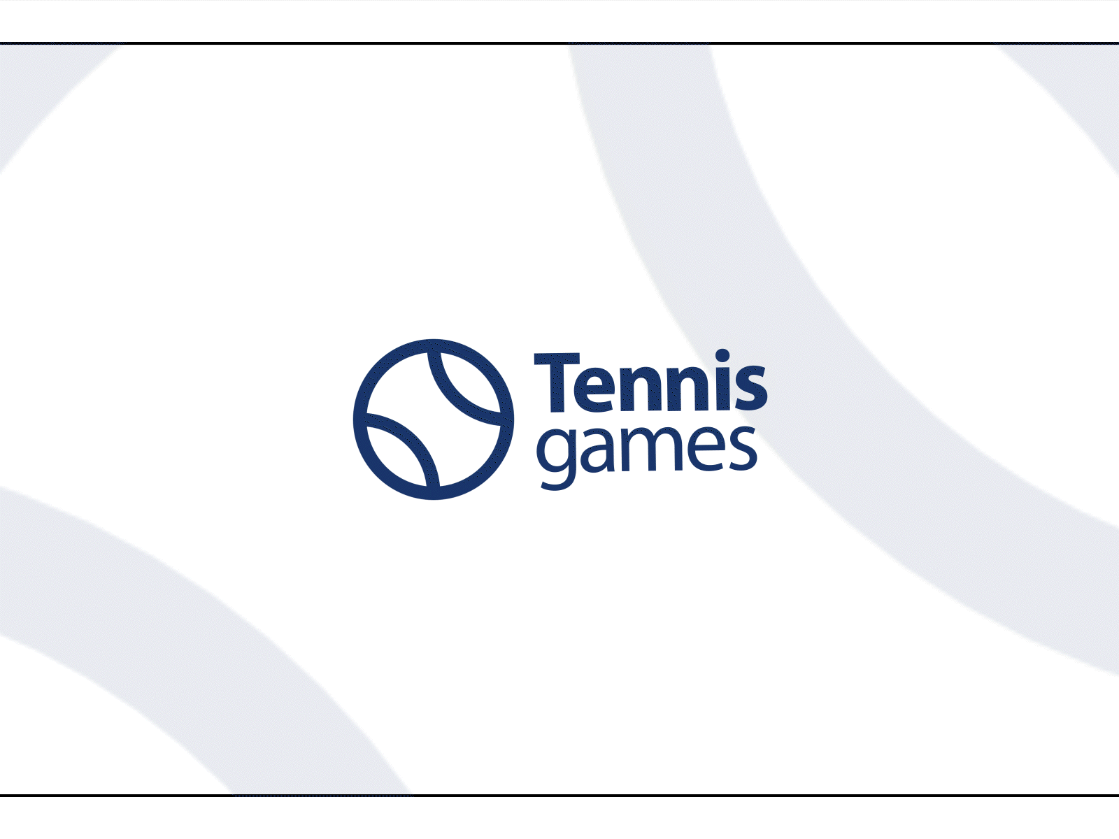 Tennis Games Logo Animation animated logo animation logo logo animation motion tennis logo