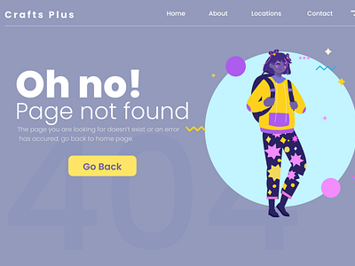 Daily UI | #8 | 404 page