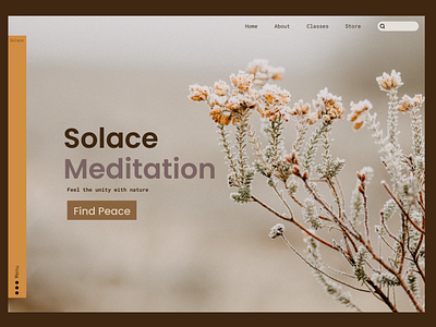 Solace Meditation Landing Page
