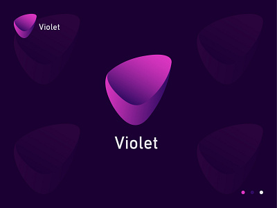 Violet Logo Design | Modern Flat Logo brand brand design branding branding design flat logo design graphicdesign icon logo logo design logo maker logodesign logotype minimal minimal logo design modern modern logo designer professional logo design vector logo