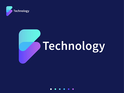 Technology Logo Design | Modern Flat Logo Design
