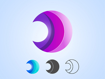 Modern D Letter Logo Design | Flat Monogram Logo Design