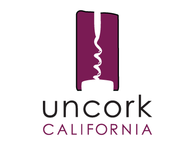 Uncork California brand management branding debut illustrator logo wine wineries