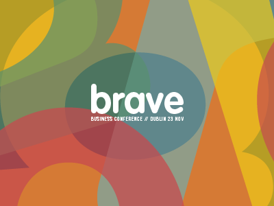 Brave Business Conference branding brave contemporary creative design logo modern multicolor studio vintage visual identity