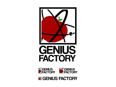 Genius Factory Logo coaching education educational institute logo training
