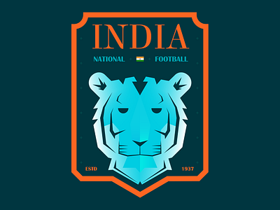 Indian Football Team Badge