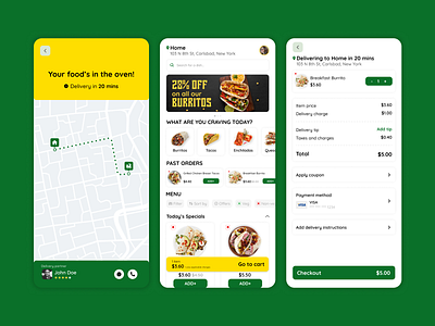 Mexican Restaurant App app burritos delivery food mexico order ordering tacos