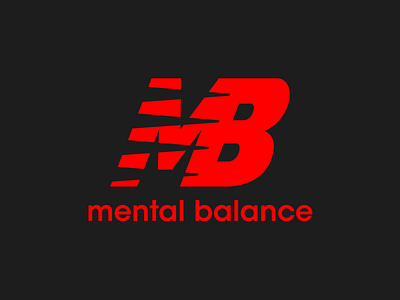 Mental Balance logo new balance shoes sneakers