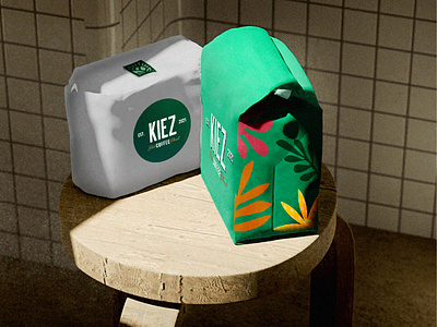 Kiez Package Designs art artdirection artwork branding coffeepackage design packagedesign