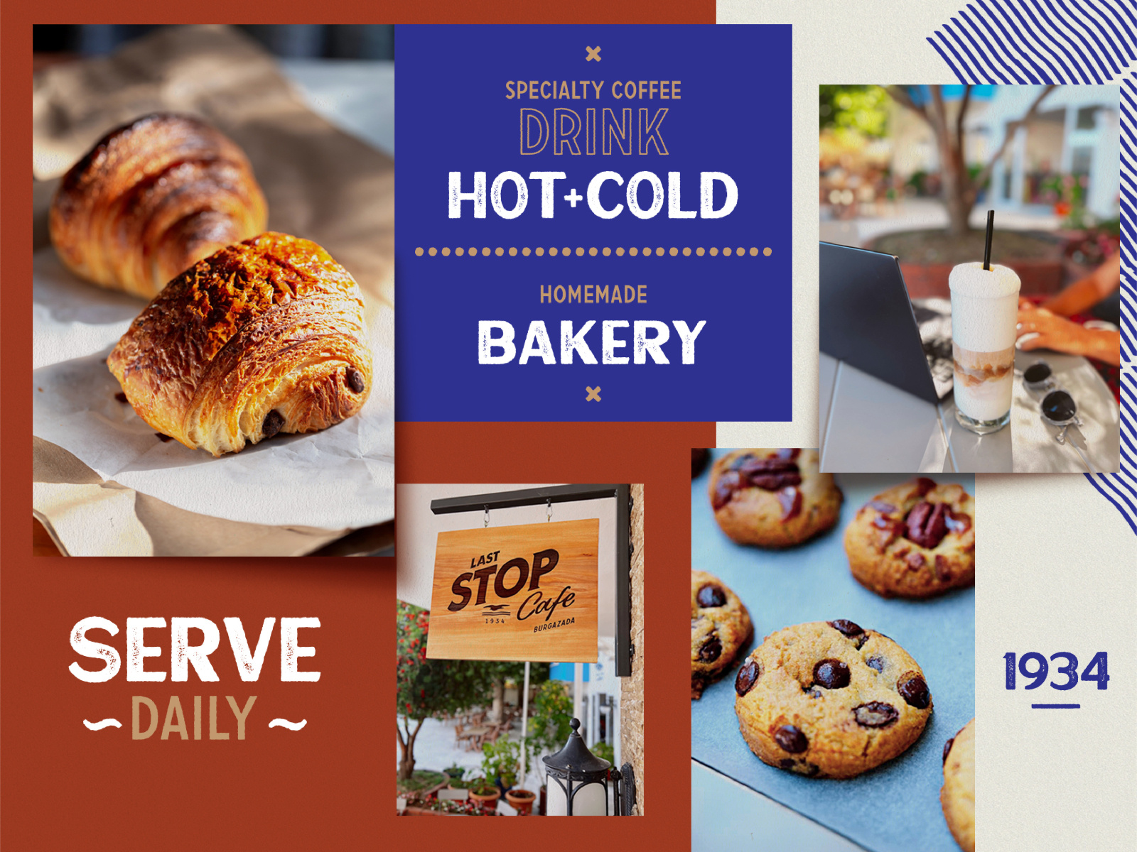 Branding design for Last Stop Cafe Burgazada 🌅☕️ by izzetseni on Dribbble