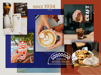 Branding and social media post design for Last Stop Cafe