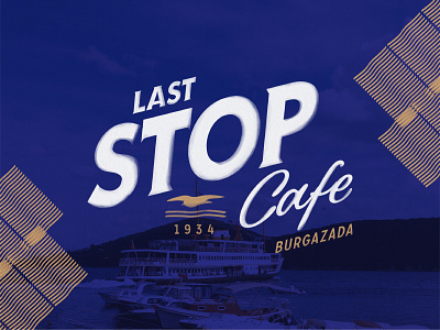 Logo Design for Last Stop Cafe artdirection branding cafebranding cafelogo coffeelogo design graphic design laststoplogo logo logoartdirection logodesign