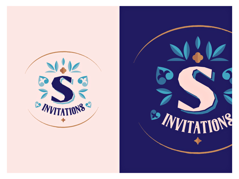 Sintra 'S' emblem invitations logo wedding invitations sintra