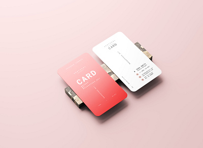 Rounded Corner Business Card Mockups Free business card business card mockup download free mockup rounded corner template visiting card