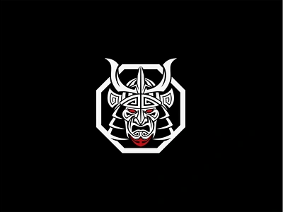 Ronin branding design identity logo mark martial arts mask ronin samurai