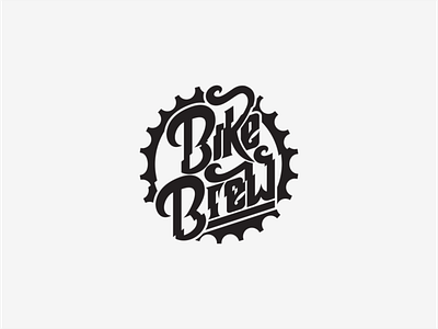 Bike Brew beer bicycle bike branding brew design geometric identity logo mark symbol typography vector wordmark