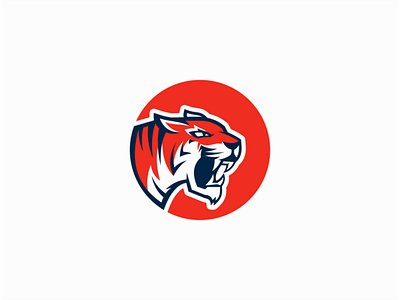 Tiger animals design identity logo mark sale sports symbol tiger vector wild