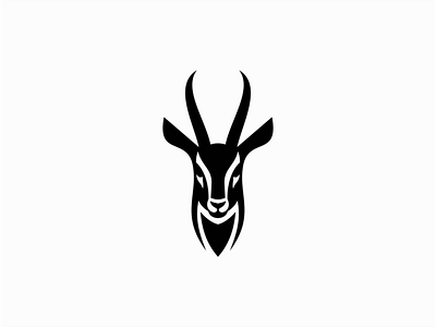 Gazelle Logo animal animals branding cute design elegant gazelle geometric icon identity illustration impala logo mark modern nature premium sale symbol vector