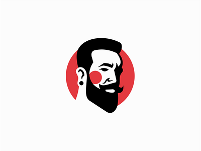 Bearded Man Logo