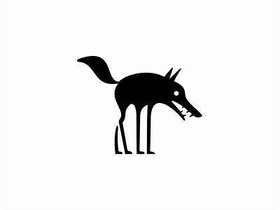 The Big Bad Wolf animal animals bad black branding character dark design horror identity illustration logo mark mascot modern premium symbol vector wild wolf
