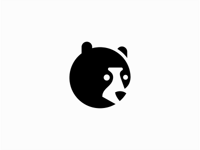 Bear animal animals bear branding design geometric identity logo mark negative space sale symbol vector wild