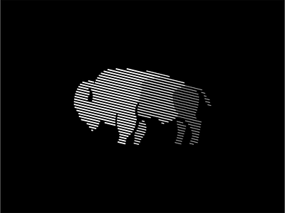 Bison Logo animal animals bison branding buffalo design emblem geometric icon identity illustration logo mark modern premium sale symbol vector wild zoo