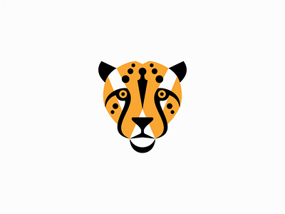 Cheetah animal animals branding cat cheetah design emblem geometric icon identity illustration jaguar logo mark modern premium sale symbol vector wild