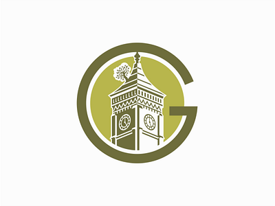 City Rebranding branding city design greensburg identity indiana logo mark rebranding symbol tower town tree vector