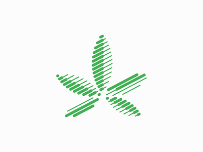 Cannabis Leaf branding cannabis cbd design geometric identity leaf lines logo marijuana mark pot sale scratchboard symbol vape vector