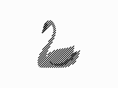 Swan animal animals bird branding design emblem geometric icon identity illustration line lines logo mark premium sale swan swans symbol vector