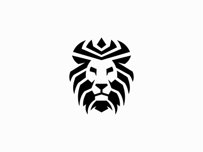 Lion Logo animal animals branding cat design emblem feline geometric icon identity illustration king lion logo mark premium sale symbol vector wild