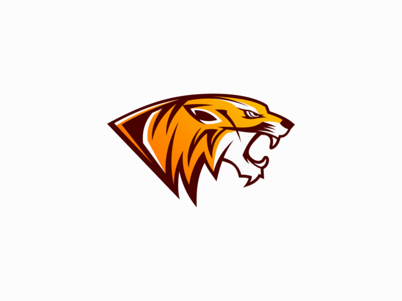 Tiger Logo by Lucian Radu on Dribbble