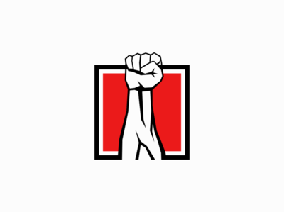 Raised Fist by Lucian Radu on Dribbble