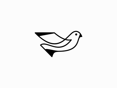 Dove bird brand branding clean design dove geometric graphic identity illustration line lines logo mark pigeon premium sale symbol unique vector