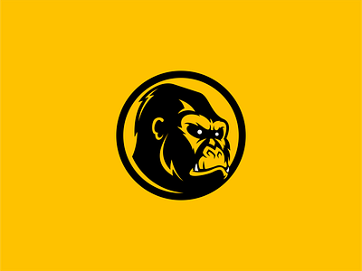 Gorilla animal animals ape brand branding creative design emblem gorilla graphic identity illustration king kong logo mark modern premium sale symbol vector