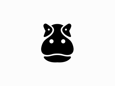 Minimalist Hippo Logo animals branding clean design emblem geometric graphic hippo hippopotamus icon identity logo mark minimalist modern original premium sale symbol vector