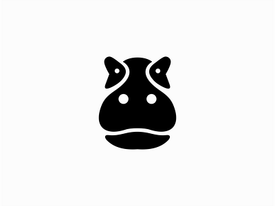 Minimalist Hippo Logo animals branding clean design emblem geometric graphic hippo hippopotamus icon identity logo mark minimalist modern original premium sale symbol vector